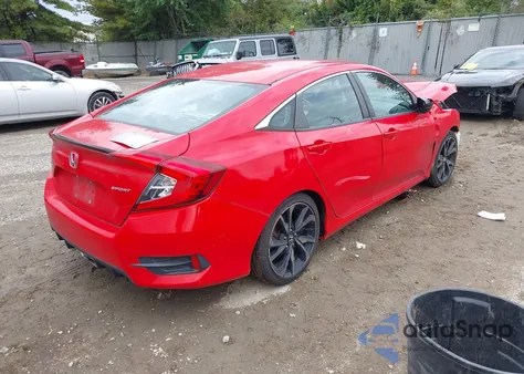2019 Honda Civic Sport from USA, damaged, VIN 2HGFC2F8XKH524542